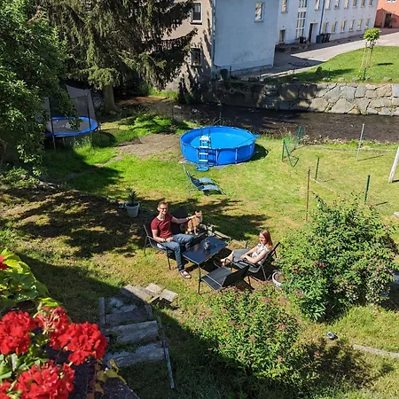 Urlaubsmagie - Moosgrund - Balkon, Sauna & Saisonaler Pool Sebnitz